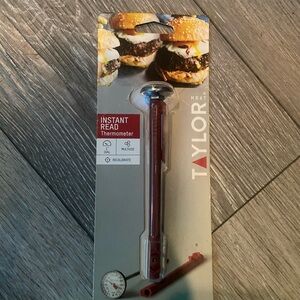 Taylor Instant Read Thermometer - Red